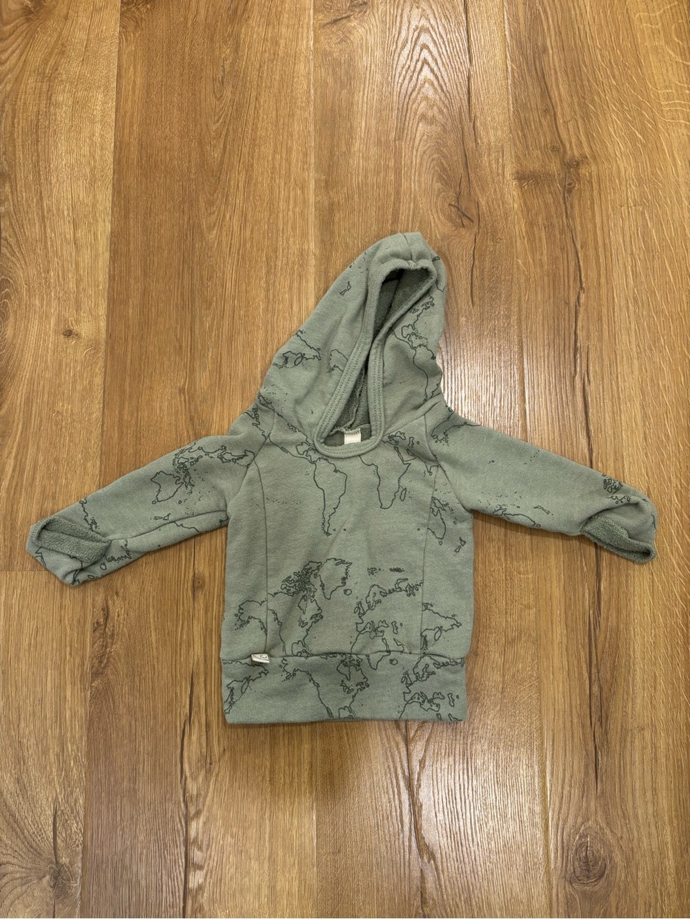 CHILDHOODS World Map Graphic Hoodie Sweatshirt